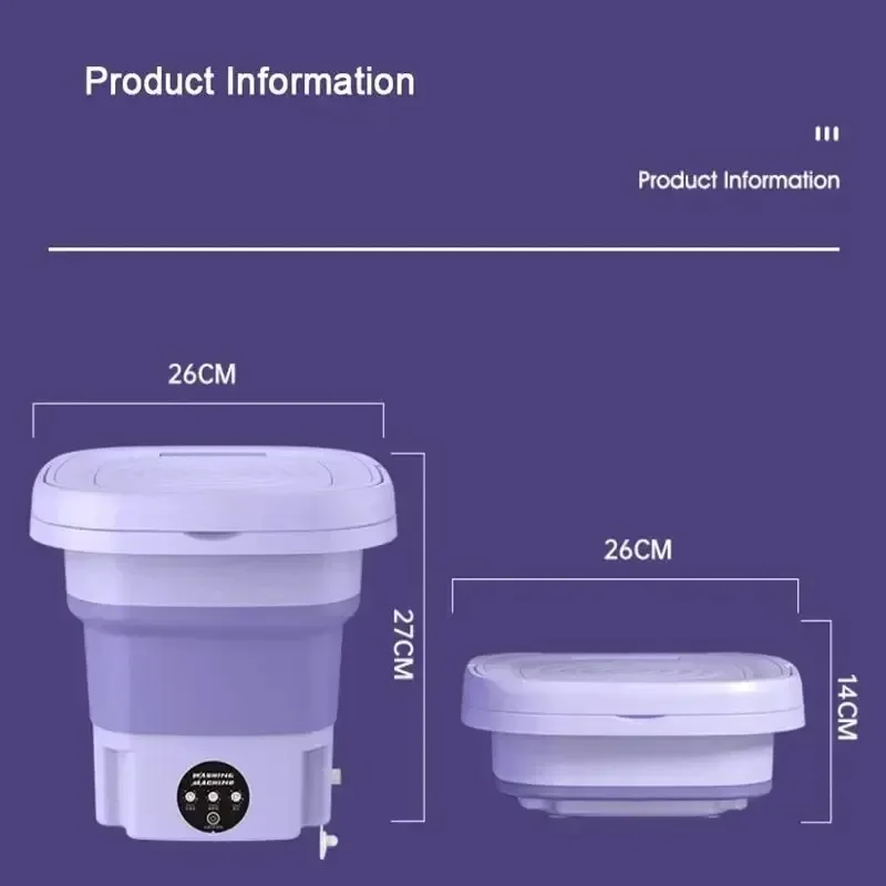 8L Foldable Washing Machine wi - Small Appliances recension och pris